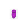 Stimulateur clitoridien avec 2 embouts interchangeable vibration sur picots et langue 